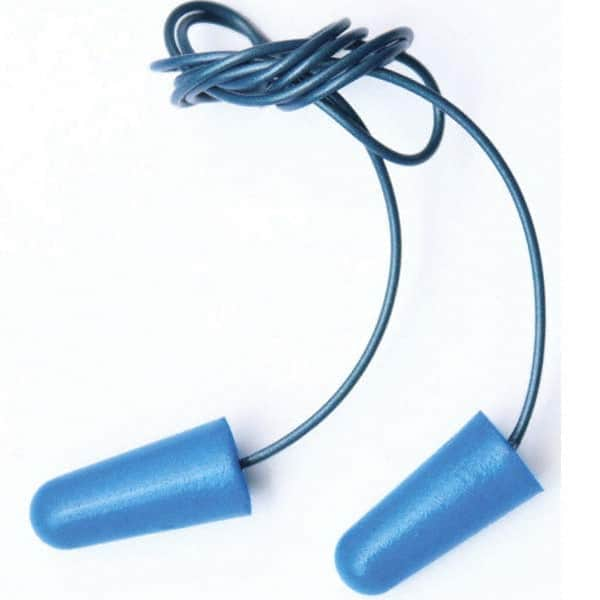 Cordova - 100 1-Pack Pairs Disposable Corded 32 dB Cone Shaped Earplugs - Caliber Tooling