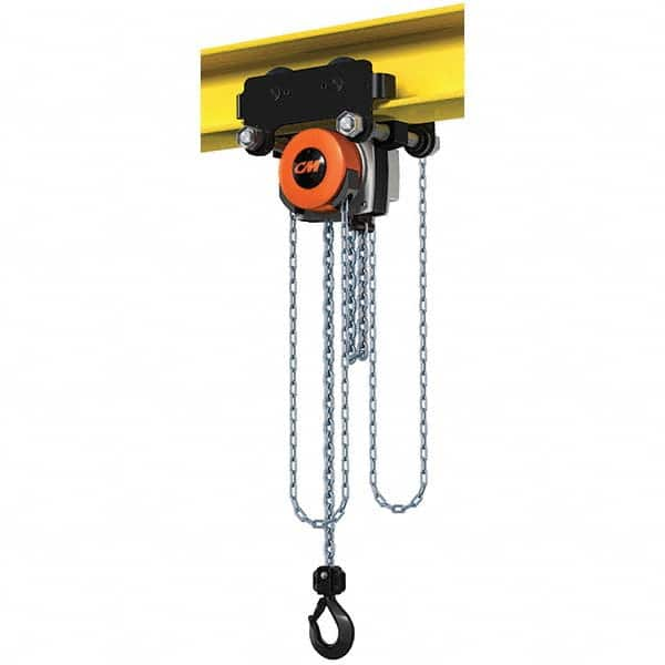 CM - 4,409 Lb Capacity, 30' Lift Height, Manual Chain Hoist - Caliber Tooling