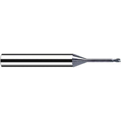 Fraisa - 0.5mm Diam 2 Flute Solid Carbide 0.05mm Corner Radius End Mill - Caliber Tooling