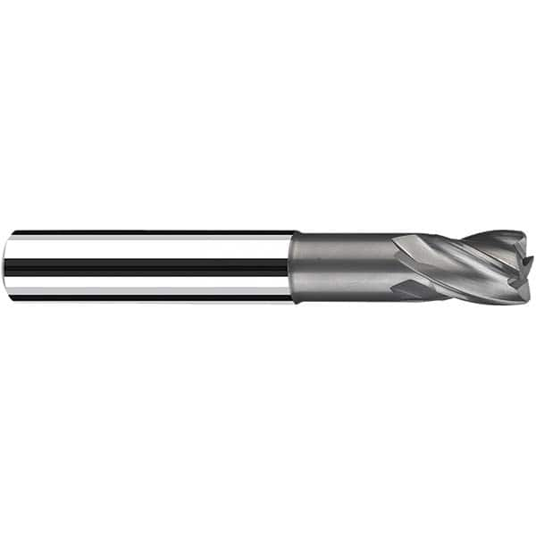 Fraisa - 10mm Diam 4 Flute Solid Carbide 2mm Corner Radius End Mill - Caliber Tooling