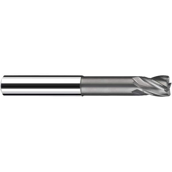 Fraisa - 8mm Diam 4 Flute Solid Carbide 0.2mm Corner Radius End Mill - Caliber Tooling