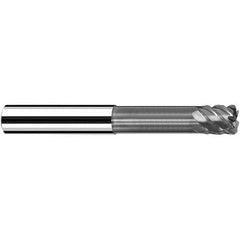 Fraisa - 5mm Diam 4 Flute Solid Carbide 1mm Corner Radius End Mill - Caliber Tooling