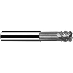 Fraisa - 8mm Diam 4 Flute Solid Carbide 1mm Corner Radius End Mill - Caliber Tooling