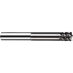 Fraisa - 1/4" Diam 6 Flute Solid Carbide 0.02" Corner Radius End Mill - Caliber Tooling