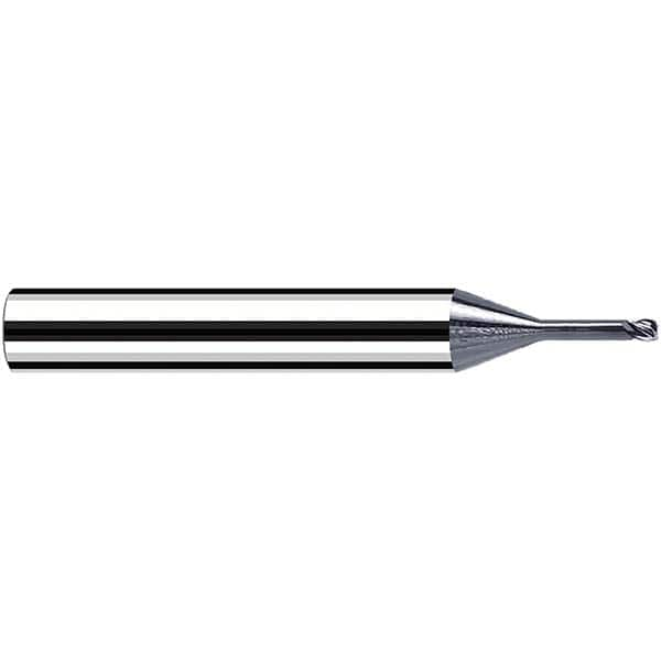 Fraisa - 1.2mm Diam 4 Flute Solid Carbide 0.2mm Corner Radius End Mill - Caliber Tooling