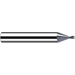 Fraisa - 0.2mm Diam 2 Flute Solid Carbide 0.05mm Corner Radius End Mill - Caliber Tooling