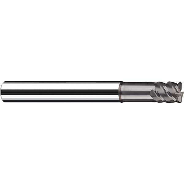 Fraisa - 1/2" Diam 6 Flute Solid Carbide 0.06" Corner Radius End Mill - Caliber Tooling