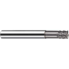 Fraisa - 1/4" Diam 4 Flute Solid Carbide 0.02" Corner Radius End Mill - Caliber Tooling