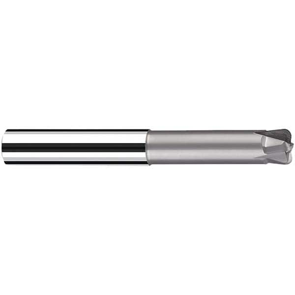 Fraisa - 10mm Diam Solid Carbide Single End 4 Flute High-Feed End Mill - Caliber Tooling