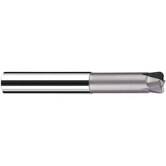 Fraisa - 12mm Diam Solid Carbide Single End 4 Flute High-Feed End Mill - Caliber Tooling