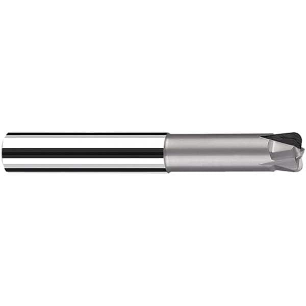 Fraisa - 8mm Diam Solid Carbide Single End 4 Flute High-Feed End Mill - Caliber Tooling