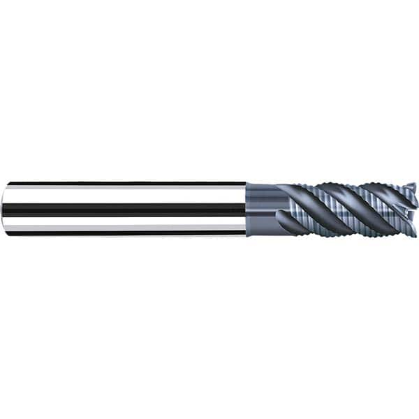 Fraisa - 3/4" Diam, 1-3/8" LOC, 4 Flute Solid Carbide Roughing Square End Mill - Caliber Tooling