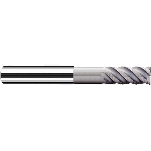 Fraisa - 3/8" Diam, 1" LOC, 4 Flute Solid Carbide Roughing Square End Mill - Caliber Tooling