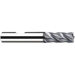 Fraisa - 1/2" Diam, 1-1/4" LOC, 4 Flute Solid Carbide Roughing Square End Mill - Caliber Tooling