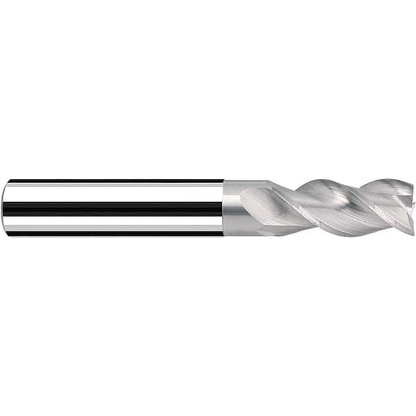 Fraisa - 5/8" Diam 3 Flute Solid Carbide 0.03" Corner Radius End Mill - Caliber Tooling