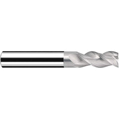 Fraisa - 5/8" Diam 3 Flute Solid Carbide 0.06" Corner Radius End Mill - Caliber Tooling