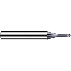 Fraisa - 1.5mm Diam, 3.6mm LOC, 2 Flute Solid Carbide Ball End Mill - Caliber Tooling