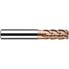 Fraisa - 4mm Diam 4 Flute Solid Carbide 0.2mm Corner Radius End Mill - Caliber Tooling