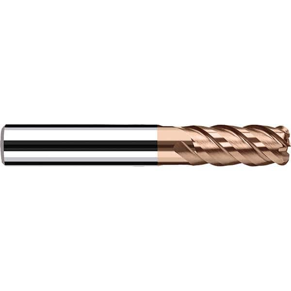 Fraisa - 3/4" Diam 4 Flute Solid Carbide 0.12" Corner Radius End Mill - Caliber Tooling