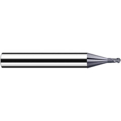 Fraisa - 1.5mm Diam, 3.6mm LOC, 2 Flute Solid Carbide Ball End Mill - Caliber Tooling