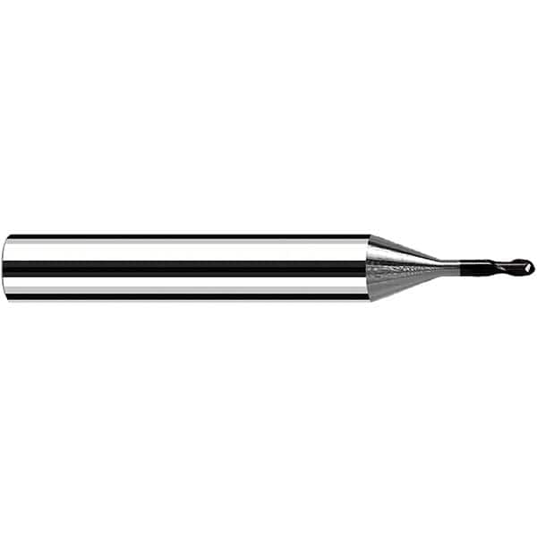 Fraisa - 5mm Diam, 5mm LOC, 2 Flute Solid Carbide Ball End Mill - Caliber Tooling