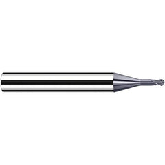 Fraisa - 1.5mm Diam, 3.6mm LOC, 2 Flute Solid Carbide Ball End Mill - Caliber Tooling