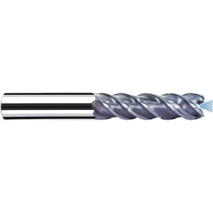 Fraisa - 3/8" Diam 4 Flute Solid Carbide 0.008" Corner Radius End Mill - Caliber Tooling