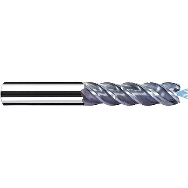 Fraisa - 1/2" Diam 4 Flute Solid Carbide 0.008" Corner Radius End Mill - Caliber Tooling