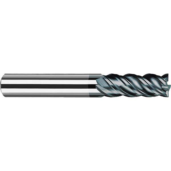 Fraisa - 3/4" Diam 4 Flute Solid Carbide 0.12" Corner Radius End Mill - Caliber Tooling