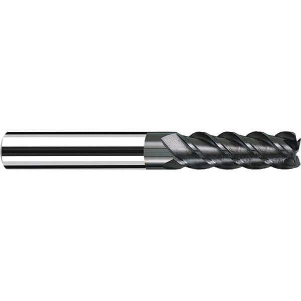 Fraisa - 1/2, 2" LOC, 1/2" Shank Diam, 5" OAL, 4 Flute Solid Carbide Square End Mill - Caliber Tooling