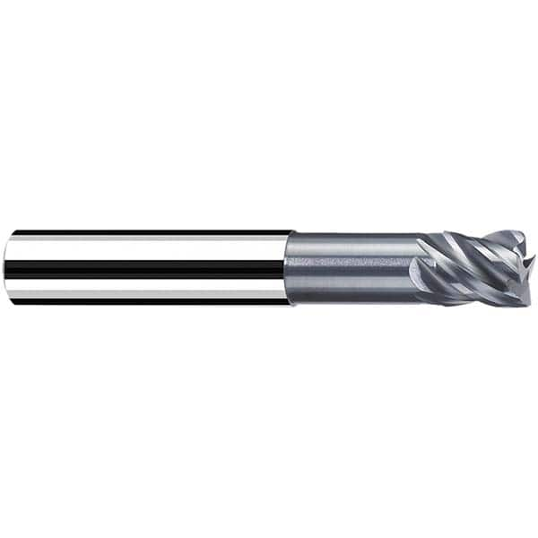 Fraisa - 12mm Diam 4 Flute Solid Carbide 1.5mm Corner Radius End Mill - Caliber Tooling