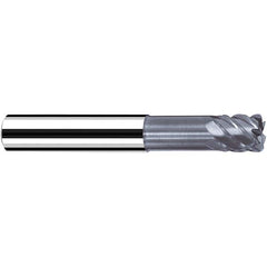 Fraisa - 6mm Diam 6 Flute Solid Carbide 0.8mm Corner Radius End Mill - Caliber Tooling