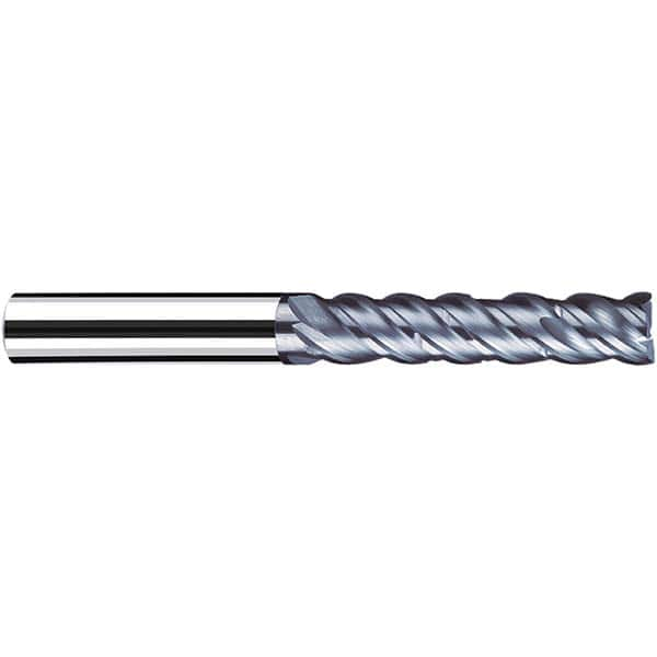 Fraisa - 3/8, 1-1/2" LOC, 3/8" Shank Diam, 3-1/2" OAL, 4 Flute Solid Carbide Square End Mill - Caliber Tooling