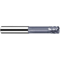 Fraisa - 12mm Diam 6 Flute Solid Carbide 1.5mm Corner Radius End Mill - Caliber Tooling