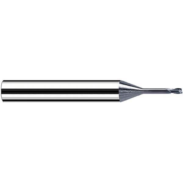 Fraisa - 0.6mm, 6mm LOC, 57mm OAL, 2 Flute Solid Carbide Square End Mill - Caliber Tooling