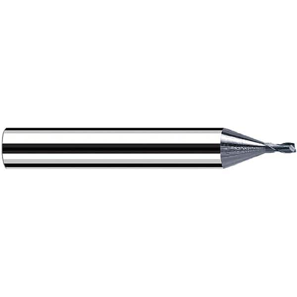 Fraisa - 0.1mm, 6mm LOC, 57mm OAL, 2 Flute Solid Carbide Square End Mill - Caliber Tooling