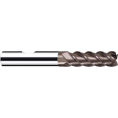 Fraisa - 5/8, 2-1/2" LOC, 5/8" Shank Diam, 5" OAL, 4 Flute Solid Carbide Square End Mill - Caliber Tooling