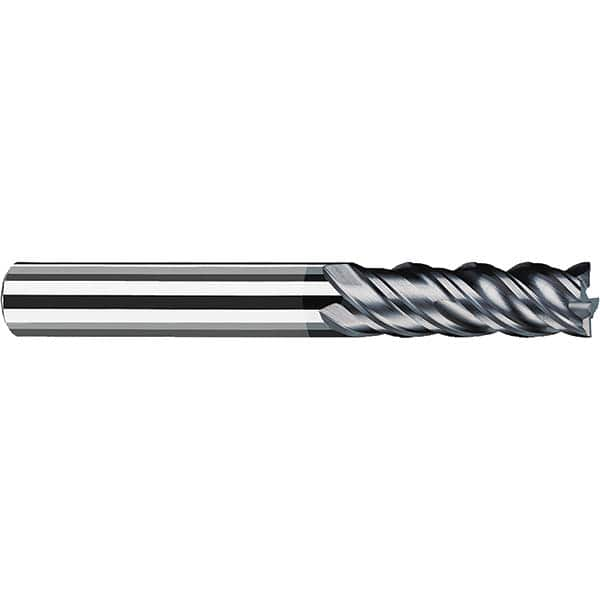 Fraisa - 3/16, 9/16" LOC, 3/16" Shank Diam, 2-1/4" OAL, 4 Flute Solid Carbide Square End Mill - Caliber Tooling