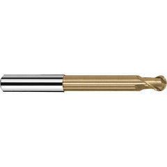 Fraisa - 1/2" Diam, 1/2" LOC, 2 Flute Solid Carbide Ball End Mill - Caliber Tooling