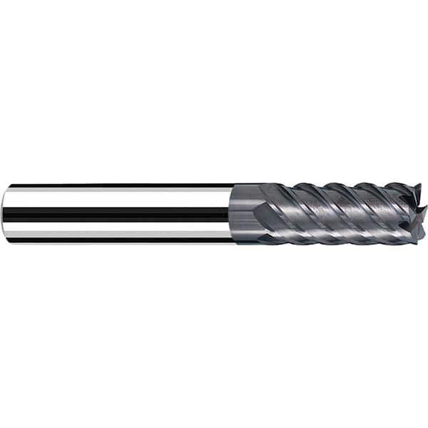 Fraisa - 1, 1-1/2" LOC, 1" Shank Diam, 4" OAL, 12 Flute Solid Carbide Square End Mill - Caliber Tooling