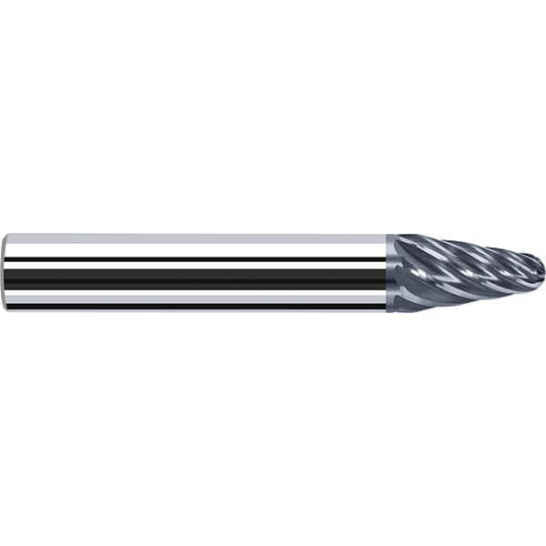 Fraisa - 8 Flute Solid Carbide Circle Segment Taper Form End Mill - Caliber Tooling