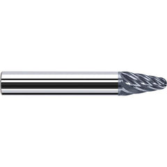 Fraisa - 8 Flute Solid Carbide Circle Segment Taper Form End Mill - Caliber Tooling