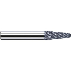 Fraisa - 8 Flute Solid Carbide Circle Segment Taper Form End Mill - Caliber Tooling