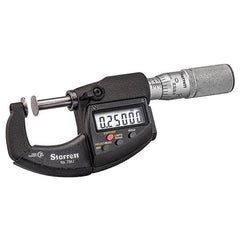 Electronic Disc-Type Micrometer Digital Disc Type Micrometer, Friction Thimble, SPC Output, .00005″, 0-1″ Range