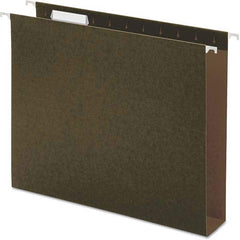 UNIVERSAL - File Folders, Expansion Folders & Hanging Files Folder/File Type: Hanging File Folders with Box Bottom Color: Green - Caliber Tooling