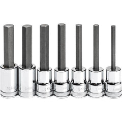 GearWrench - Hex & Torx Bit Socket Sets Type: Hex Bits Drive Size: 3/8 - Caliber Tooling