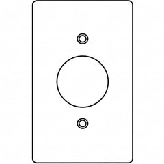 Hubbell Killark - Wall Plates Wall Plate Type: Outlet Wall Plates Color: Gray - Caliber Tooling