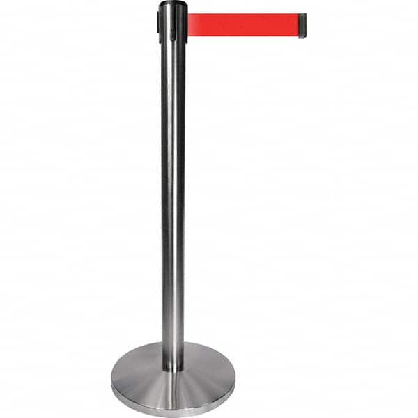 Tensator - Barrier Posts Type: Tensabarrier Post Post Color/Finish: Satin Chrome - Caliber Tooling