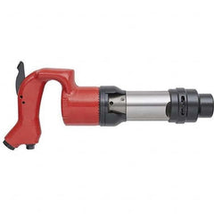 Chicago Pneumatic - 2,100 BPM, 2" Long Stroke, Air Chipping Hammer - Caliber Tooling