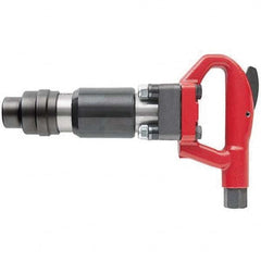 Chicago Pneumatic - 2,600 BPM, 1-1/8" Long Stroke, Air Chipping Hammer - Caliber Tooling